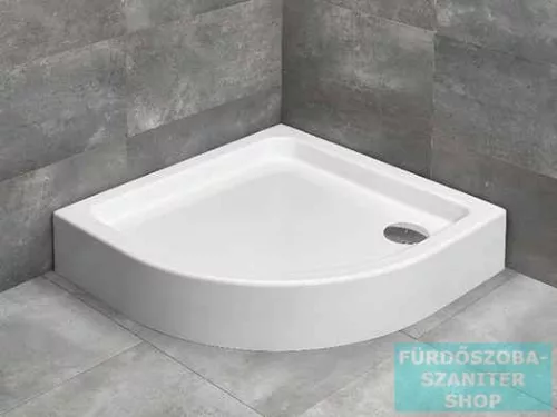 Radaway Laros A 85x85 íves zuhanytálca ST 90 zuhanyszifonnal SLA8585-01