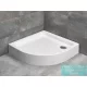 Radaway Laros A 85x85 íves zuhanytálca ST 90 zuhanyszifonnal SLA8585-01