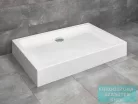 Radaway Laros D 100x80 szögletes zuhanytálca ST 90 zuhanyszifonnal SLD81017-01