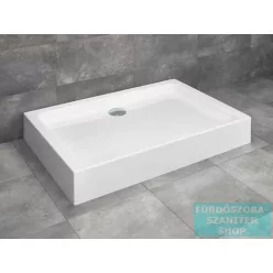   Radaway Laros D 100x80 szögletes zuhanytálca ST 90 zuhanyszifonnal SLD81017-01