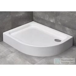   Radaway Laros E 100x80 íves aszimmetrikus zuhanytálca ST 90 zuhanyszifonnal balos SLE81017-01L
