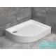 Radaway Laros E 100x80 íves aszimmetrikus zuhanytálca ST 90 zuhanyszifonnal jobbos SLE81017-01R