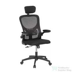   Leziter Flexo ergonomikus irodai forgószék deréktámasszal fekete SLO-124-1