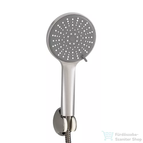 Leziter Lili 5 funkciós kézizuhany tömlővel tartóval szürke SM-1184-GR