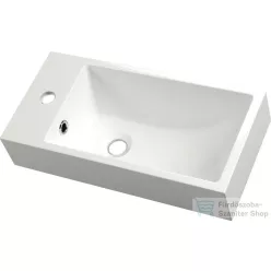   Sapho ARIANA öntöttmárvány mosdó, 50 x 10 x 25 cm, balos SM012