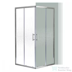 Leziter Spirit Mátrix 80x80-as szögletes zuhanykabin SM80A