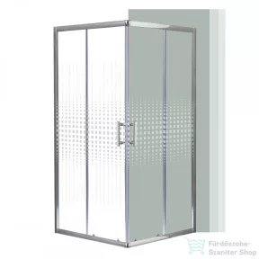 Szögletes zuhanykabinok