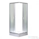 Leziter Spirit Matt 80x80x194 cm-es szögletes zuhanykabin, erősített akril zuhanytálcával SMT80A_AKSZ80ZT