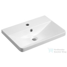 AQUALINE SEN öntöttmárvány mosdó, 51x35cm (SN510)