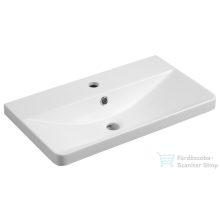 AQUALINE SEN öntöttmárvány mosdó, 61x35cm (SN610)