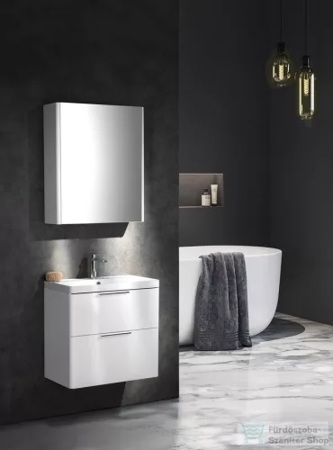 AQUALINE SEN öntöttmárvány mosdó, 81x40cm (SN810)