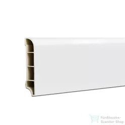   Leziter Vinyl SPC padlószegély Snow white 2400x60x12 mm SNO-SZ-60