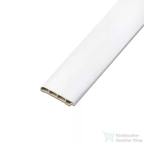 Leziter Vinyl SPC padlószegély Snow white 2400x60x12 mm SNO-SZ-60