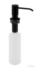 Sapho Beépíthető szappanadagoló, 350 ml, fekete SP023B