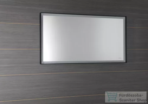 Sapho SORT tükör LED világítással, 120x70cm, matt fekete ST120