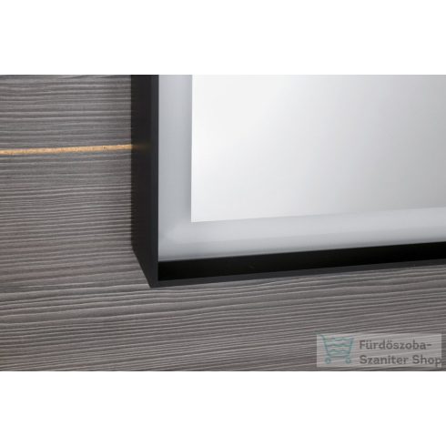 Sapho SORT tükör LED világítással, 120x70cm, matt fekete ST120