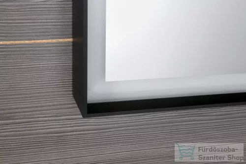 Sapho SORT tükör LED világítással, 120x70cm, matt fekete ST120