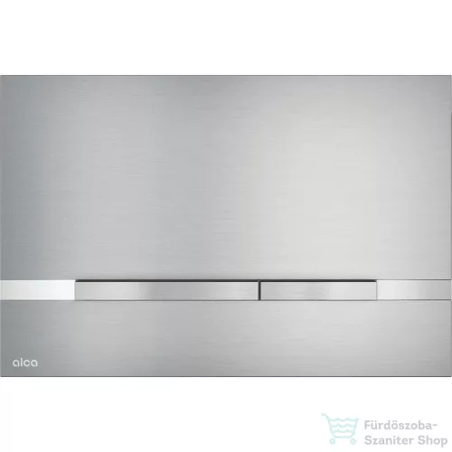 Alcaplast nyomólap rozsdamentes félmatt / rozsdamentes fényes STRIPE INOX