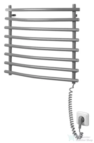 AQUALINE elektromos törölközőszárító radiátor, 570x465mm, 72W, ezüst SU210A