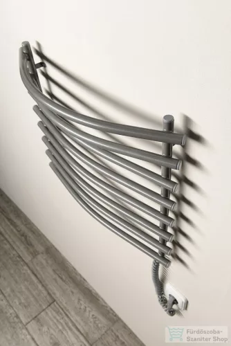 AQUALINE elektromos törölközőszárító radiátor, 570x465mm, 72W, ezüst SU210A