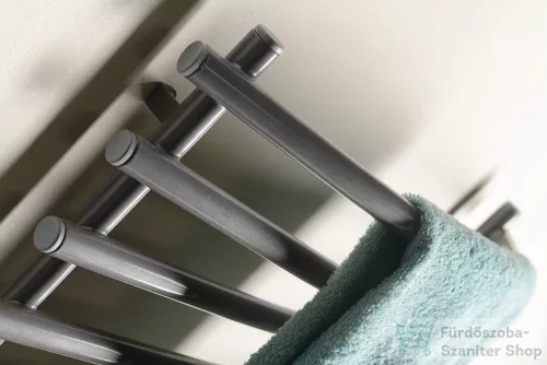 AQUALINE elektromos törölközőszárító radiátor, 570x465mm, 72W, ezüst SU210A