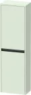Duravit SIVIDA 132x40x24 cm-es, 2 ajtós középmagas szekrény fekete fogantyúval, jobbos, matt halványzöld SV1319RHHHH0000