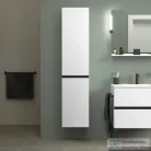 Duravit SIVIDA 176x40x37,4 cm-es, 2 ajtós szekrény fekete fogantyúval, balos, matt fehér SV1370LBD180000