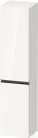 Duravit SIVIDA 176x40x37,4 cm-es, 2 ajtós szekrény fekete fogantyúval, balos, fényes fehér SV1370LBD220000