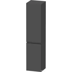   Duravit SIVIDA 176x40x37,4 cm-es, 2 ajtós szekrény fekete fogantyúval, balos, matt grafit SV1370LBD490000