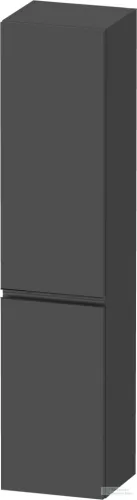 Duravit SIVIDA 176x40x37,4 cm-es, 2 ajtós szekrény fekete fogantyúval, balos, matt grafit SV1370LBD490000