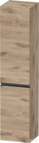 Duravit SIVIDA 176x40x37,4 cm-es, 2 ajtós szekrény fekete fogantyúval, balos, márványos tölgy SV1370LBD550000