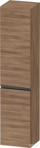 Duravit SIVIDA 176x40x37,4 cm-es, 2 ajtós szekrény fekete fogantyúval, balos, matt dió SV1370LBD790000