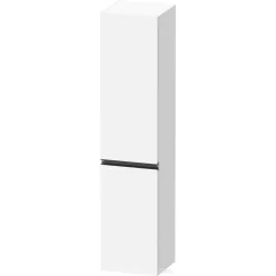  Duravit SIVIDA 176x40x37,4 cm-es, 2 ajtós szekrény fekete fogantyúval, jobbos, matt fehér SV1370RBD180000