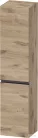 Duravit SIVIDA 176x40x37,4 cm-es, 2 ajtós szekrény fekete fogantyúval, jobbos, márványos tölgy SV1370RBD550000