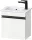 Duravit SIVIDA 40x28,7 cm-es, 1 ajtós alsószekrény fekete színű fogantyúval, mosdó és csaptelep nélkül, balos, fényes fehér SV4642LBD220000