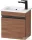 Duravit SIVIDA 40x28,7 cm-es, 1 ajtós alsószekrény fekete színű fogantyúval, mosdó és csaptelep nélkül, jobbos, matt dió SV4642RBD790000