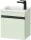 Duravit SIVIDA 40x29,5 cm-es, 1 ajtós alsószekrény fekete színű fogantyúval, mosdó és csaptelep nélkül, jobbos, matt halványzöld SV4649RBDHH0000