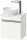 Duravit SIVIDA 40x29,5 cm-es, 1 ajtós alsószekrény króm színű fogantyúval, pult, mosdó és csaptelep nélkül, jobbos, fényes fehér SV4656R10220000