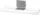 Duravit SIVIDA 40x11,5 cm-es polc Sivida tükörhöz króm tartóval, matt fehér SV7430010180000