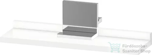 Duravit SIVIDA 40x11,5 cm-es polc Sivida tükörhöz króm tartóval, matt fehér SV7430010180000