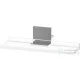 Duravit SIVIDA 40x11,5 cm-es polc Sivida tükörhöz króm tartóval, matt fehér SV7430010180000
