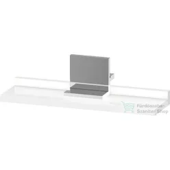   Duravit SIVIDA 40x11,5 cm-es polc Sivida tükörhöz króm tartóval, fényes fehér SV7430010220000