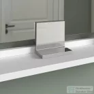 Duravit SIVIDA 40x11,5 cm-es polc Sivida tükörhöz króm tartóval, fényes fehér SV7430010220000