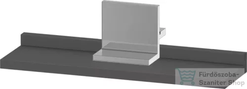 Duravit SIVIDA 40x11,5 cm-es polc Sivida tükörhöz króm tartóval, matt grafit SV7430010490000