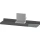 Duravit SIVIDA 40x11,5 cm-es polc Sivida tükörhöz króm tartóval, matt grafit SV7430010490000