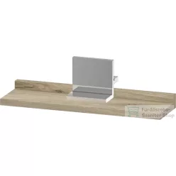   Duravit SIVIDA 40x11,5 cm-es polc Sivida tükörhöz króm tartóval, márványos tölgy SV7430010550000