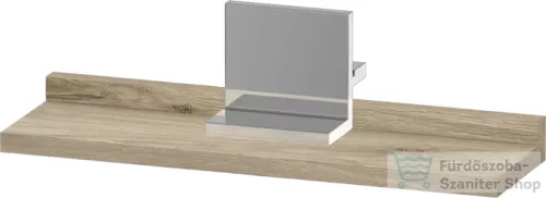 Duravit SIVIDA 40x11,5 cm-es polc Sivida tükörhöz króm tartóval, márványos tölgy SV7430010550000