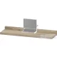 Duravit SIVIDA 40x11,5 cm-es polc Sivida tükörhöz króm tartóval, márványos tölgy SV7430010550000