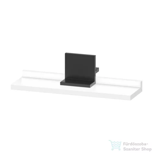 Duravit SIVIDA 40x11,5 cm-es polc Sivida tükörhöz fekete tartóval, matt fehér SV74300BD180000