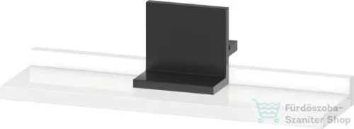 Duravit SIVIDA 40x11,5 cm-es polc Sivida tükörhöz fekete tartóval, matt fehér SV74300BD220000